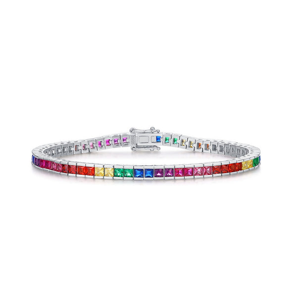 Colored Gemstone Bracelet