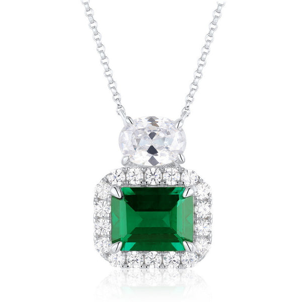 Emerald Gemstone II  Necklace