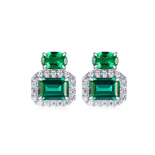 Emerald Gemstone Earring