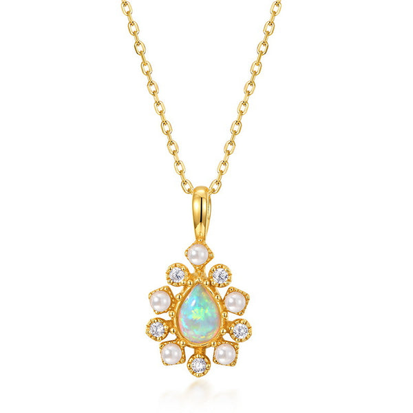 Jewelry Synthetic Opal Pendant