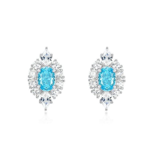 Light Blue Gemstone Earring