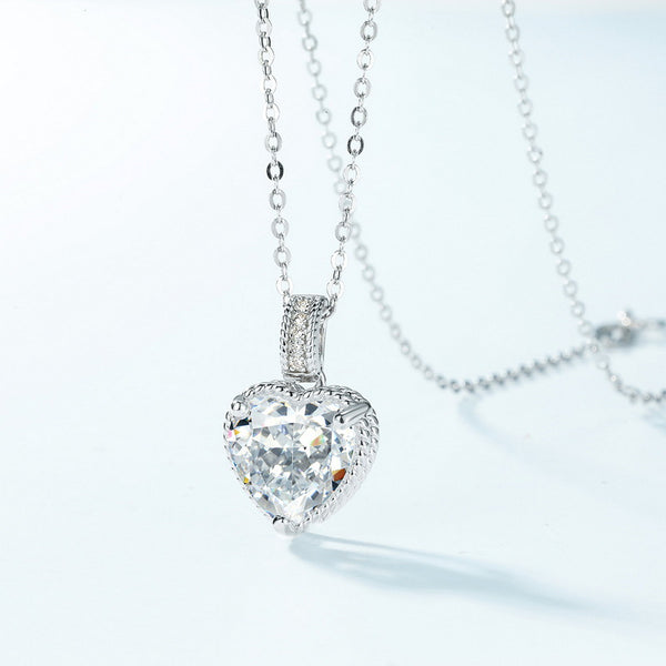 Love Carbon Diamond Pendant