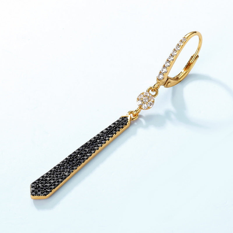 Black Zircon Earring