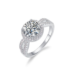 Brilliant Moissanite II Ring