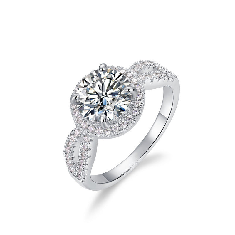 Brilliant Moissanite II Ring