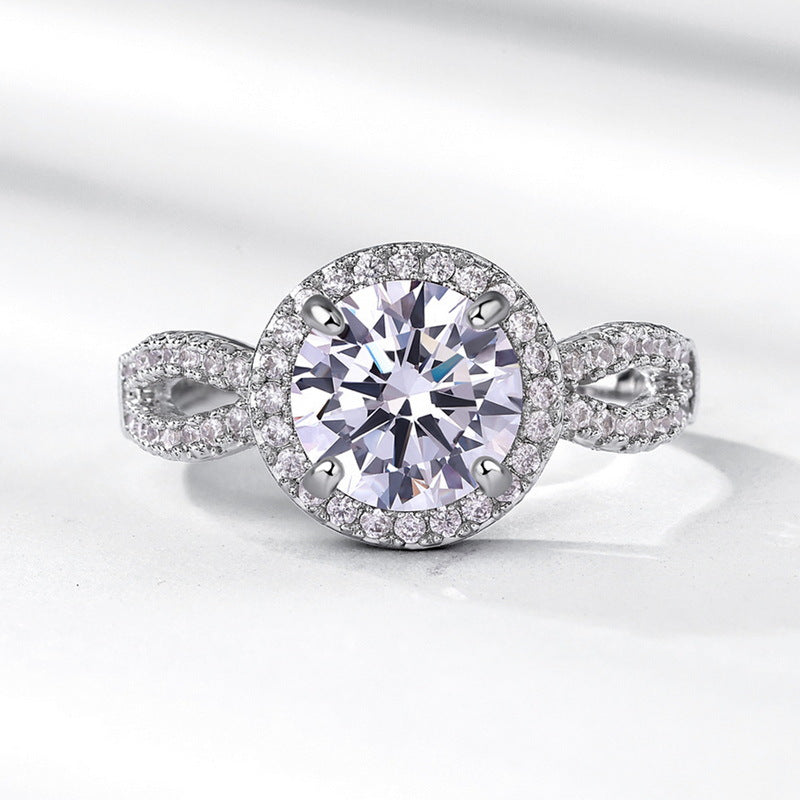 Brilliant Moissanite II Ring