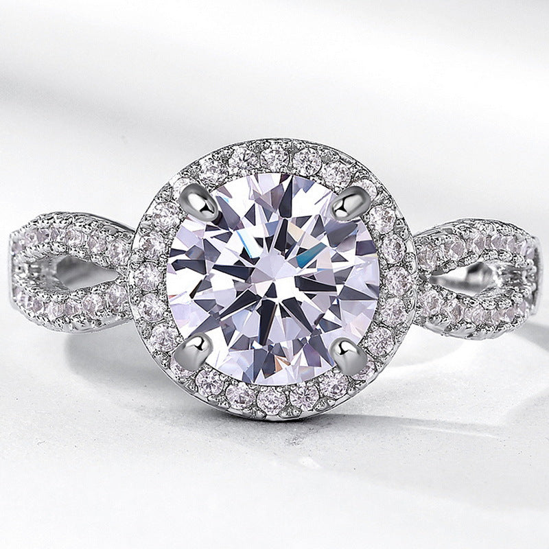 Brilliant Moissanite II Ring