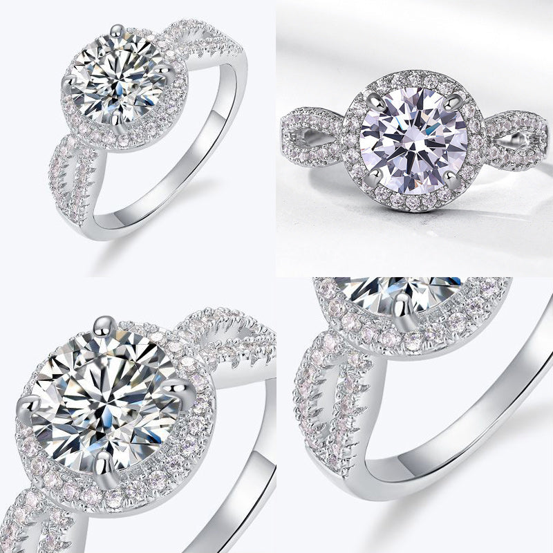 Brilliant Moissanite II Ring