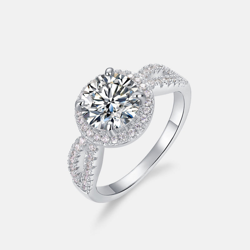 Brilliant Moissanite II Ring