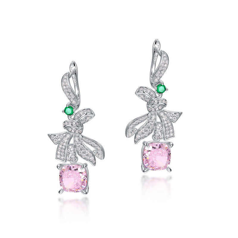 Butterfly Gems Bow Earrings store 6878