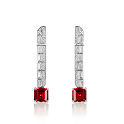 Carbon Diamond Earring