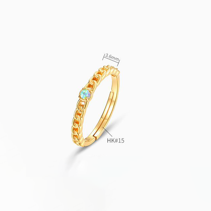 Chain Opal Ring