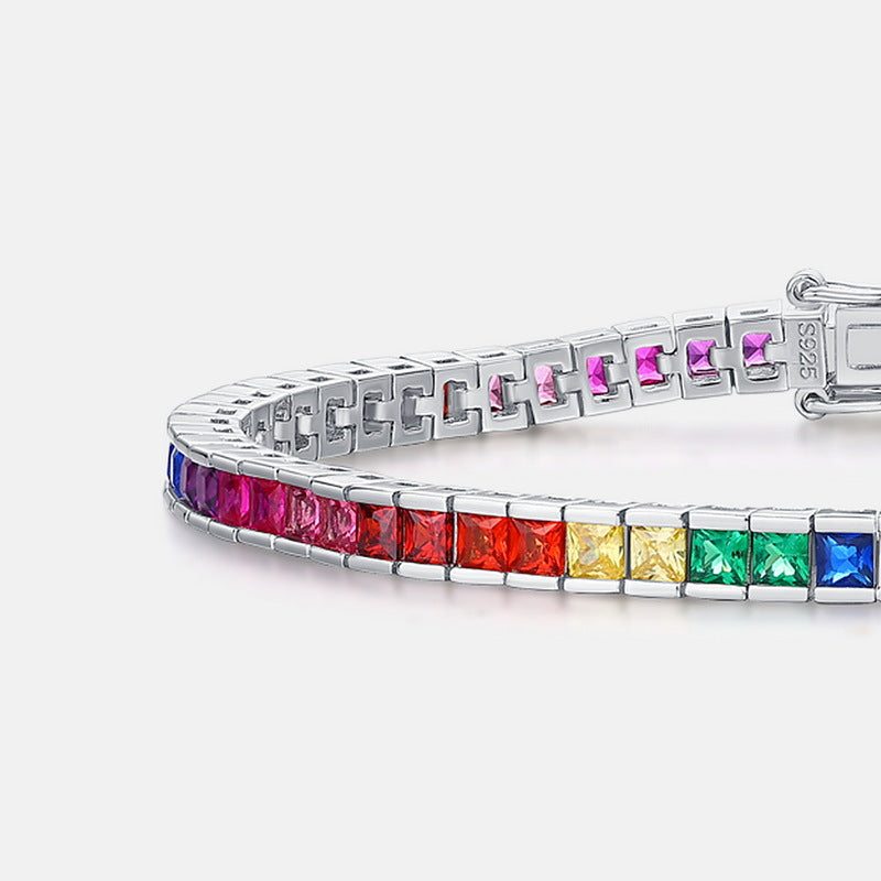 Colored Gemstone Bracelet