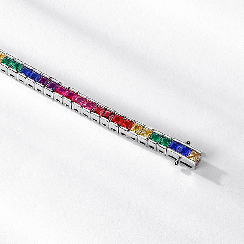 Colored Gemstone Bracelet