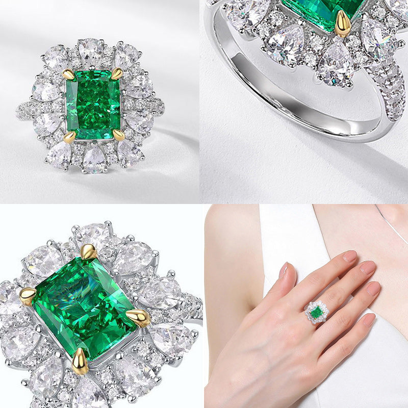 Diamond Emerald Ring