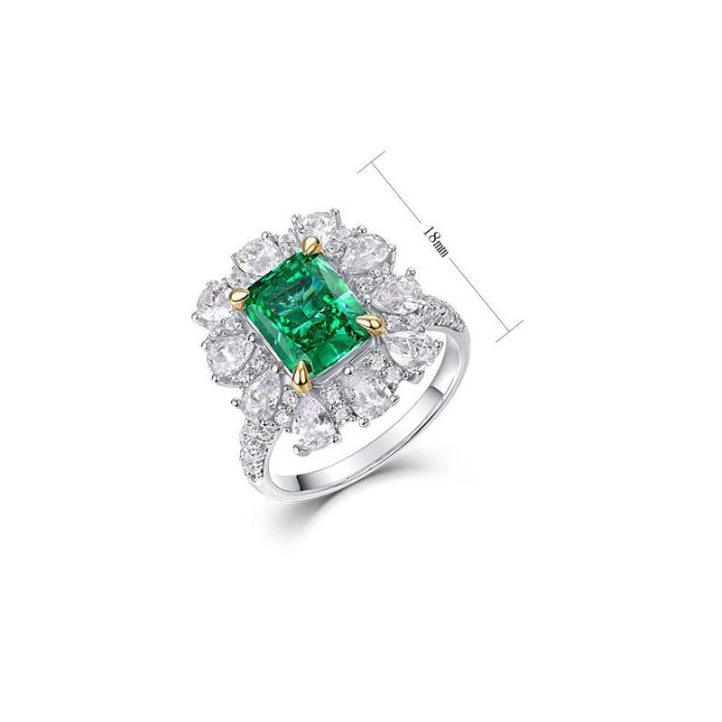 Diamond Emerald Ring