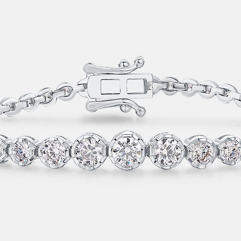 Diamond Studded Moissanite Bracelet