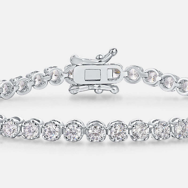 Diamond Studded Moissanite II Bracelet