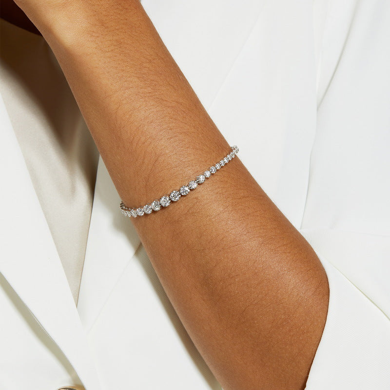 Diamond Studded Moissanite II Bracelet