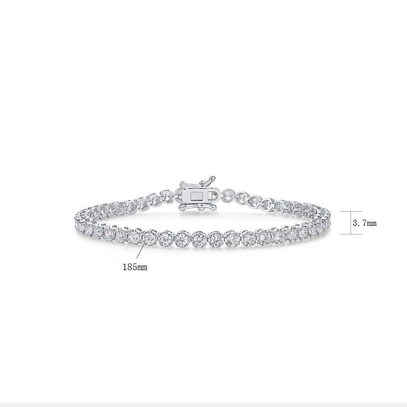 Diamond Studded Moissanite II Bracelet