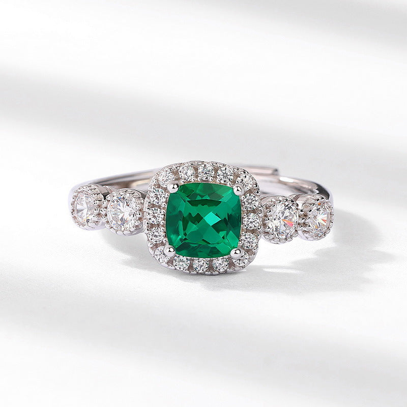 Emerald Diamond  Ring