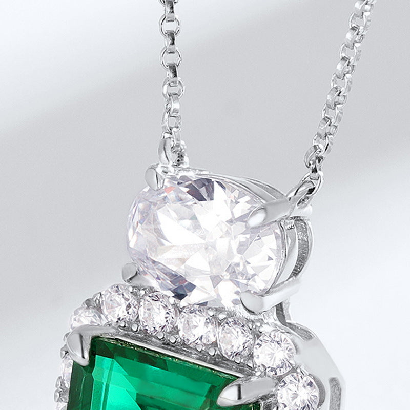 Emerald Gemstone II  Necklace