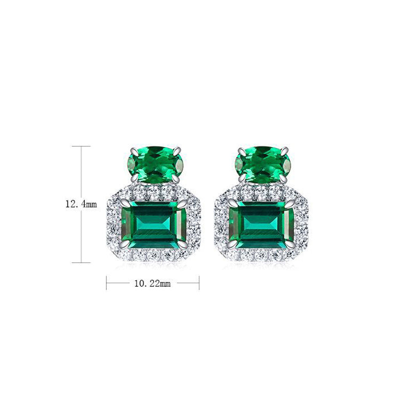 Emerald Gemstone Earring