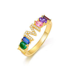 English Alphabet Ring