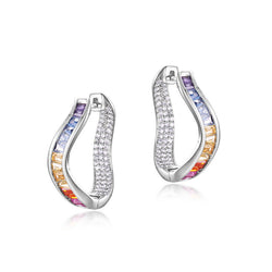 Irregular Diamond Earring