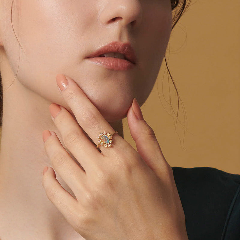 Jewelry Opal Ring