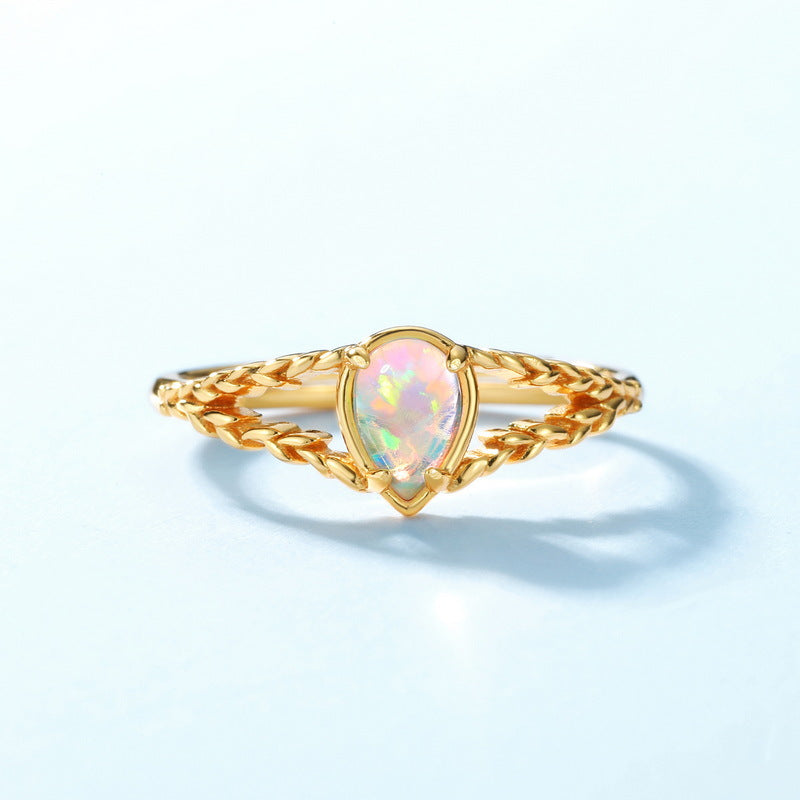 Lace Court Opal Ring
