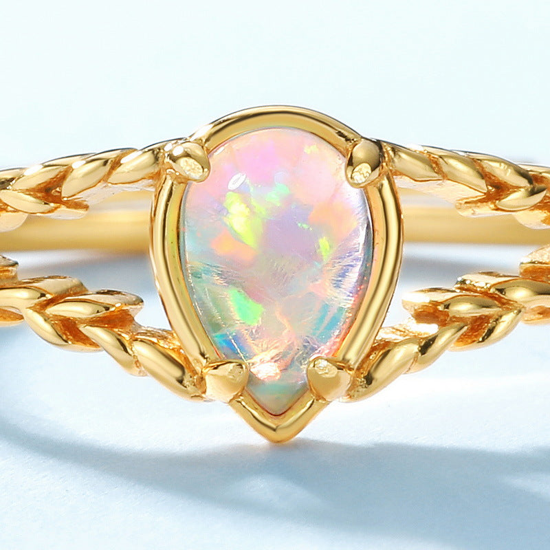 Lace Court Opal Ring