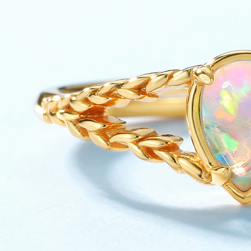 Lace Court Opal Ring