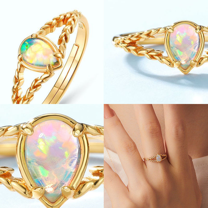Lace Court Opal Ring