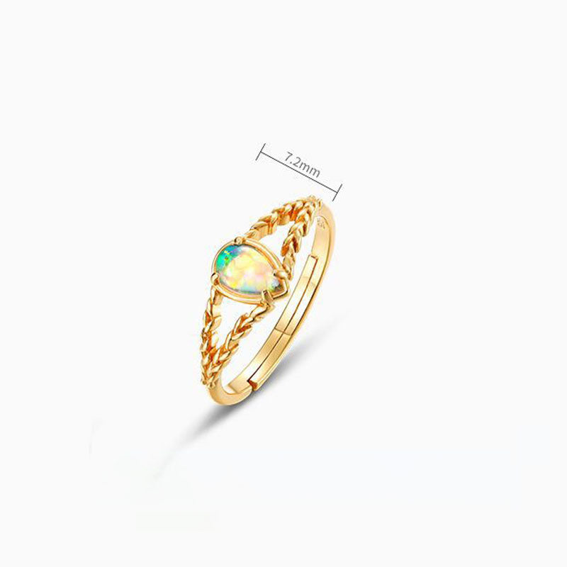 Lace Court Opal Ring