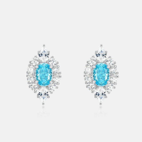 Light Blue Gemstone Earring