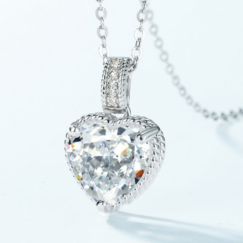 Love Carbon Diamond Pendant