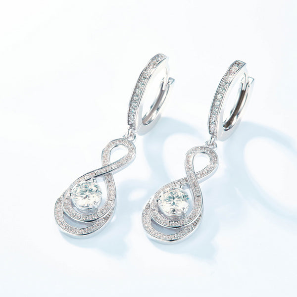 Moissanite Drop Earring