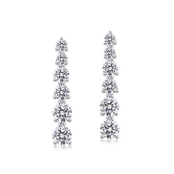 Moissanite Long Earring