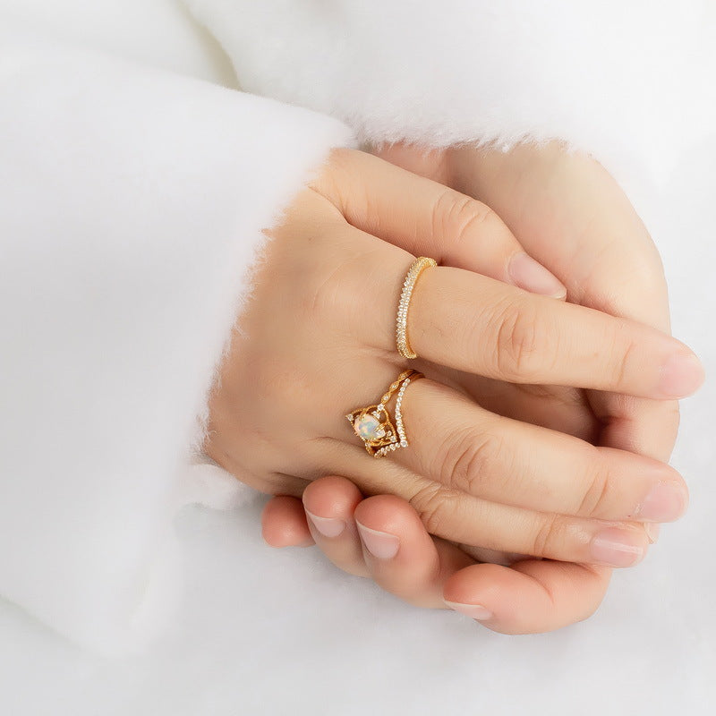 Palace Style Opal Ring