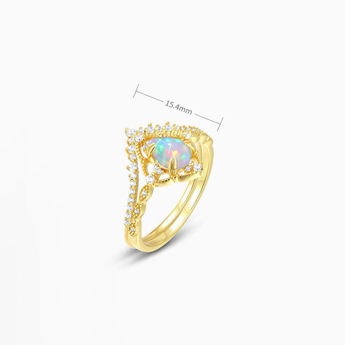 Palace Style Opal Ring