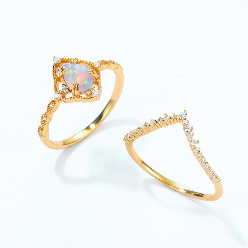 Palace Style Opal Ring