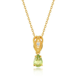 Peridot Drop Pendant