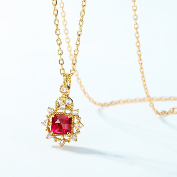 Red Corundum Pendant