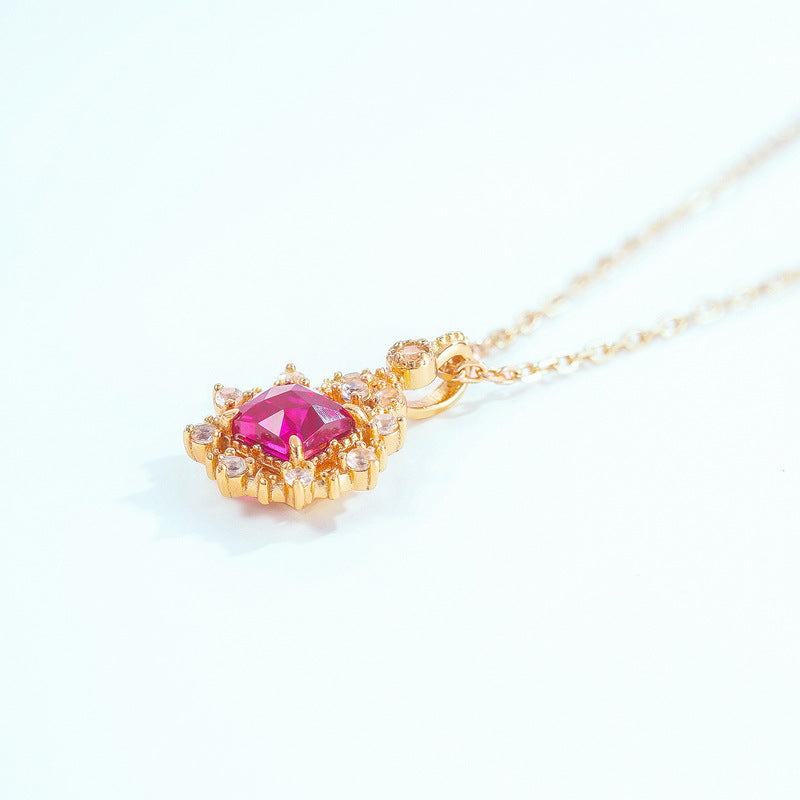 Red Corundum Pendant