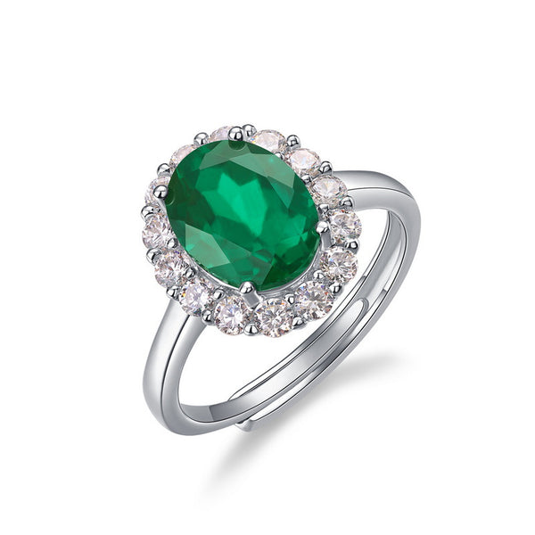 Oval Emerald Ring