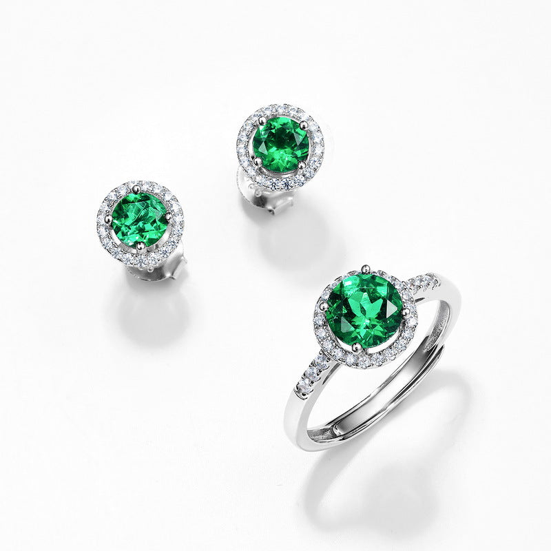 Round Emerald Ring