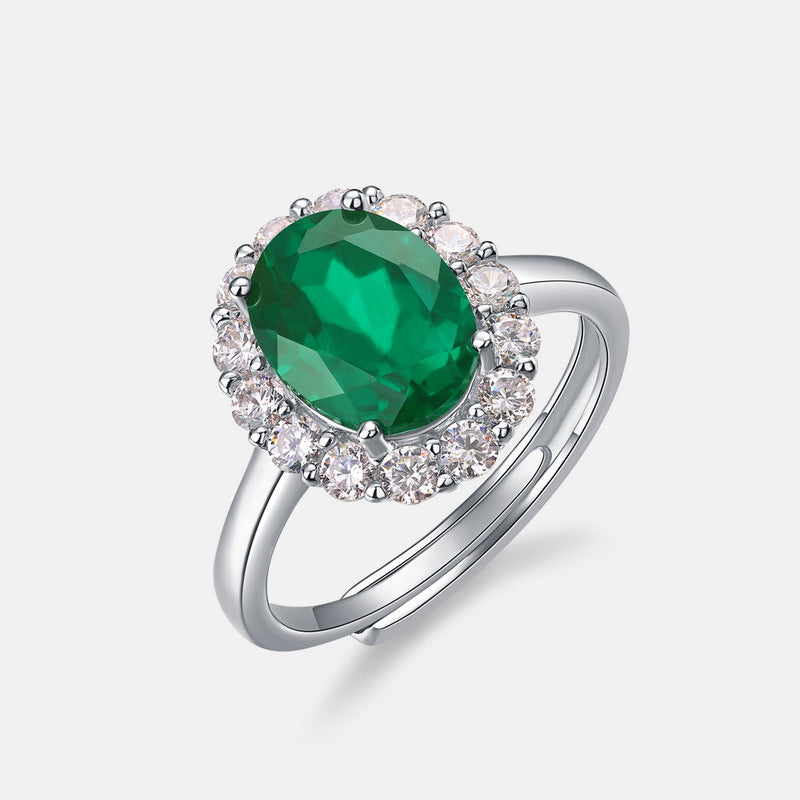 Oval Emerald Ring