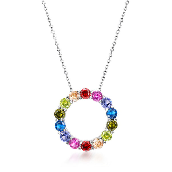 Round Rainbow Pendant