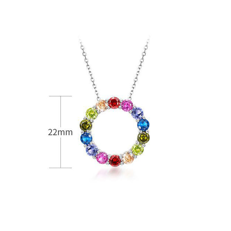 Round Rainbow Pendant